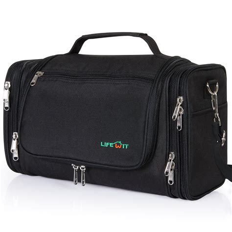 large functional designer toiletry bag